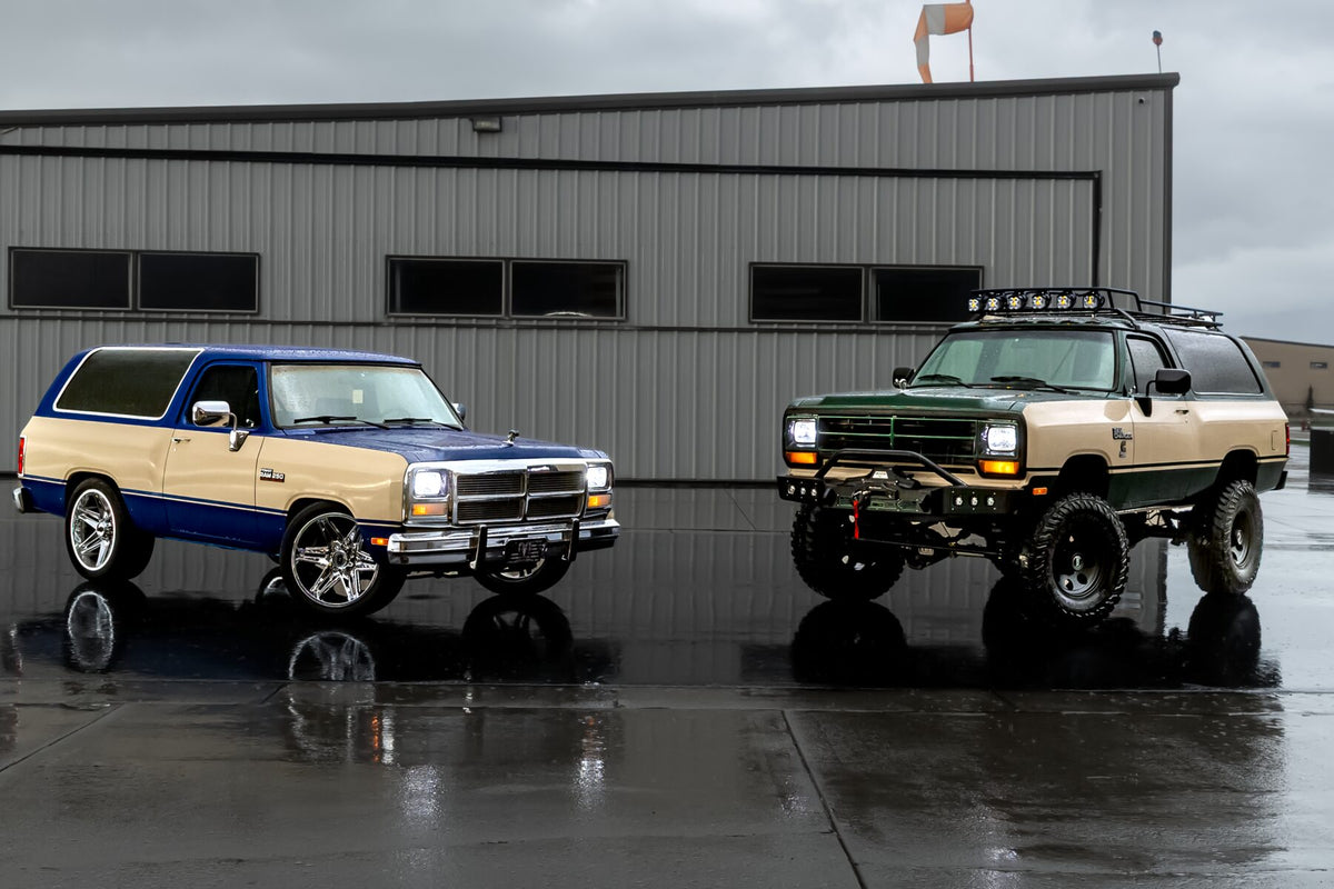 Two Ram Chargers side by side