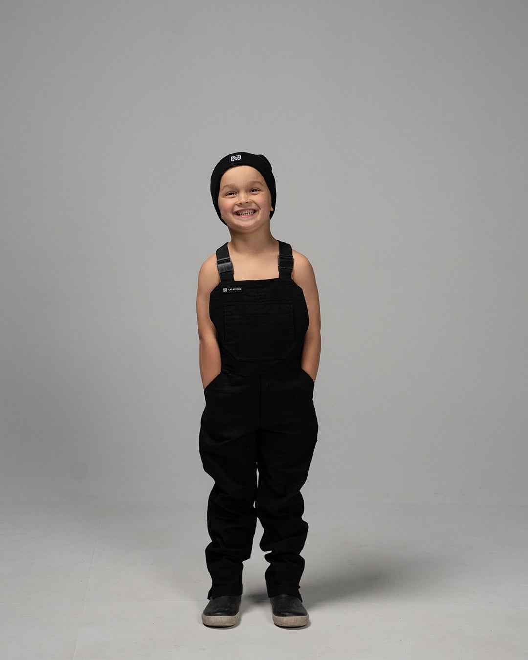 YOUTH OVERALLS - BLACK